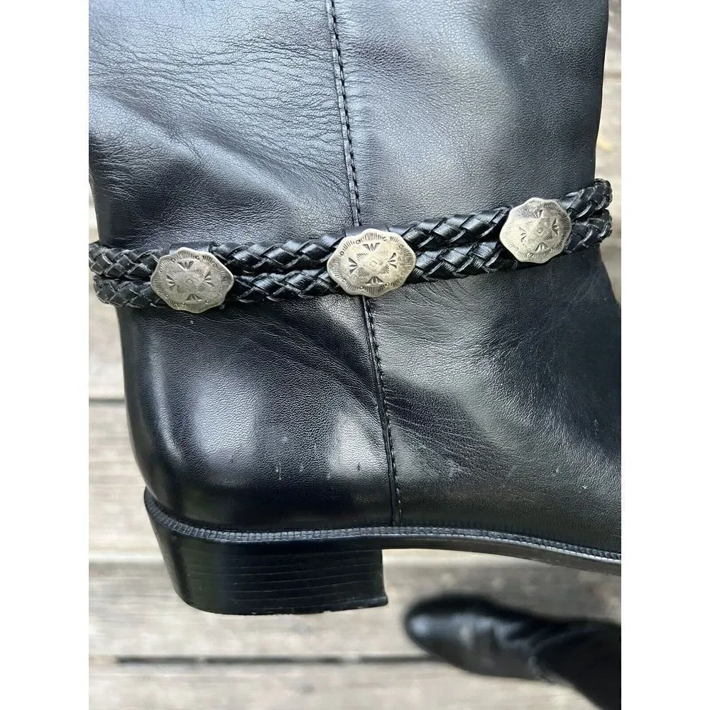 Attractive UNNISA Black Leather 16